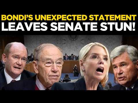 PAM BONDI LIVE: Pin-Drop Silence in Senate After Bondi’s Epstein Statement | Epstein Files | US News