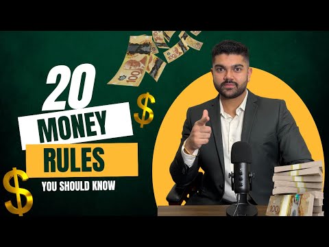 20 Money Principles Every Canadian Should Know 🇨🇦 (+ 1 Bonus Rule)