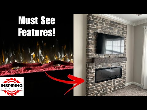 How to Build a Stone Fireplace Wall (Touchstone Elite Fireplace)