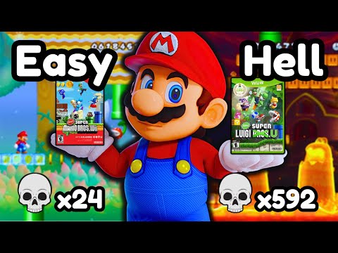 Which New Super Mario Bros Game is the Hardest to 100%?