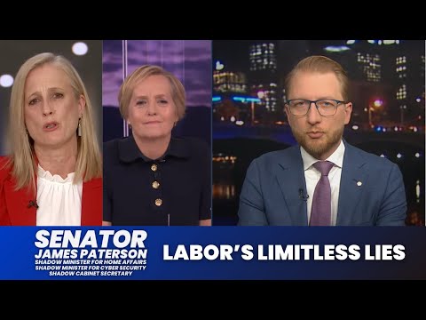 Senator Paterson takes on Katy Gallagher on ABC 7.30 for final interview of federal election 2025