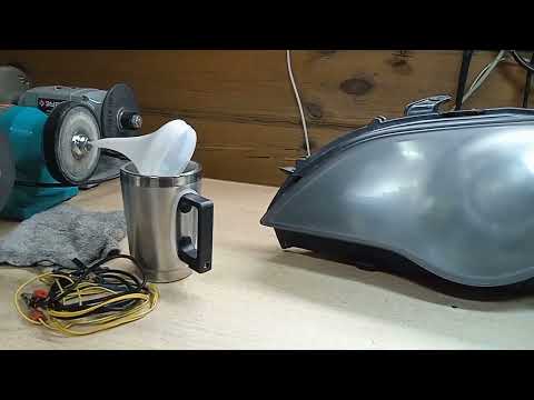 Химическая полировка фар "своими руками". Полировка фар ацетоном от "А" до "Я".