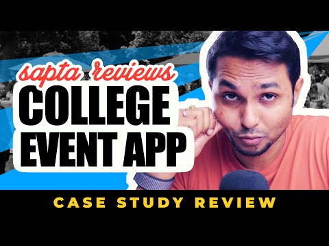 College Event App UX Case Study Review by Director of Design | Expert Analysis