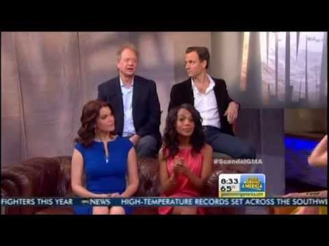 Scandal cast on GMA 5/14/13