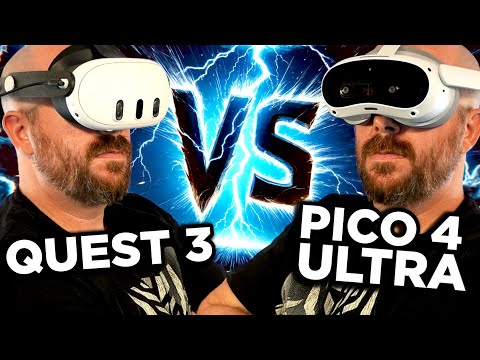 PICO 4 ULTRA vs META QUEST 3 Clash of the Titans!