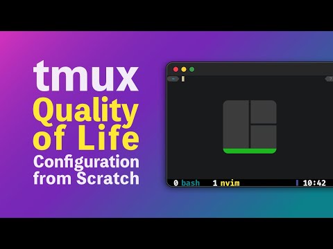 Unleash Your Terminal's Full Potential | tmux from scratch