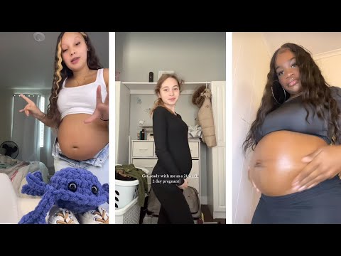GRWM TEEN PREGNANCY | get ready with me teen pregnancy TikTok compilation