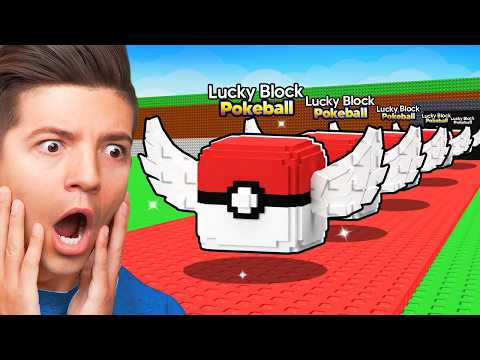 Opening 100 POKEMON Lucky Blocks in Steal a Brainrot