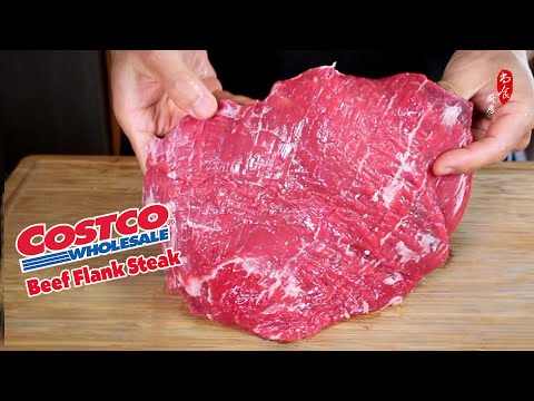 Costco的这种牛腩该怎么做！Beef Flank Steak简单省时的中式做法｜Chinese Style Beef Stir Fry