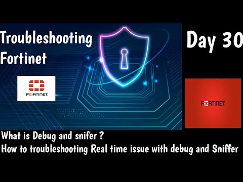 #Fortinet | Fortigate Troubleshooting with sniffer and Debug Explanation | DAY 30 | Real Time ticket