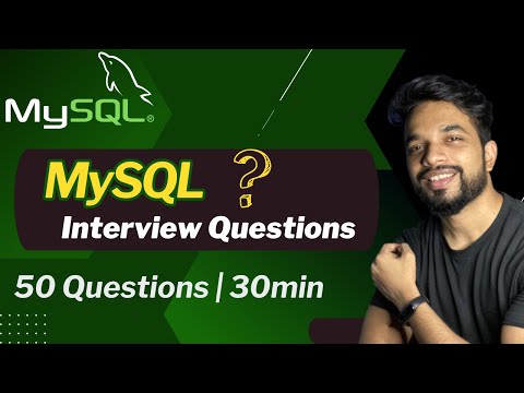 50 MySQL Interview Questions For Beginners for JOB and EXAM | SQL Questions