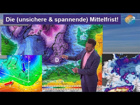 Die unsichere & spannende Mittelfrist! Hauptläufe mit eisigem Winterwetter, andere Läufe sehr mild!