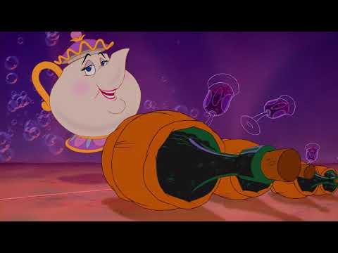 Beauty and the Beast (From "Beauty and the Beast"/Official Video) Be Our Guest song [HD]