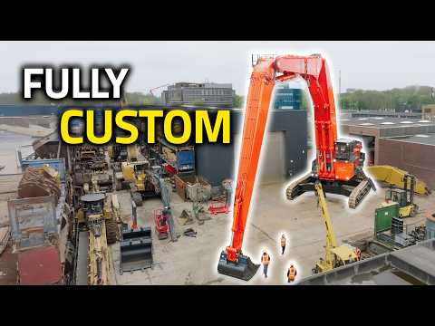 How the Dutch Build the World's Craziest Excavators!