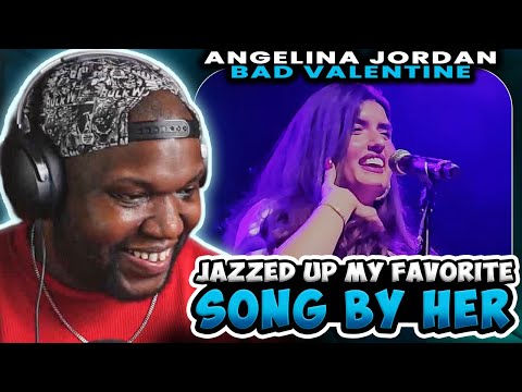 Vocalist Reacts - Angelina Jordan - Bad Valentine (Jazz Version) Live