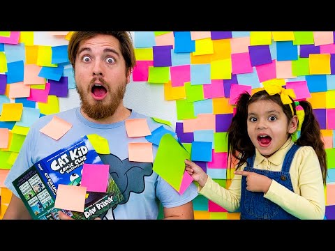 Jannie and Ellie Stickers Art Funny Stories for Kids