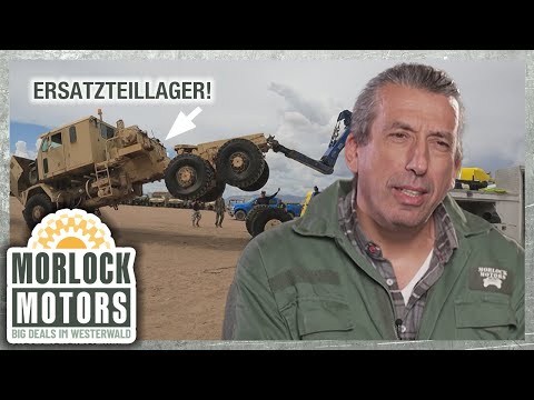 Ein XXL Ersatzteillager, eine PISSNELKE und die goldene Feder in der Wüste!  | Morlock Motors