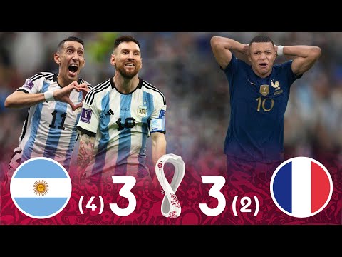The greatest final in the history of the World Cup 🔥 ● (Argentina 3-3 France) ❤️ ◄ World Cup 2022