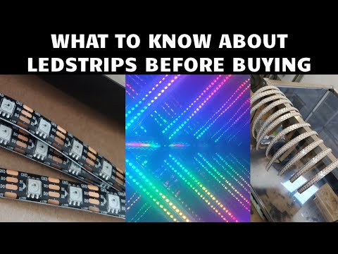 DIY - What To Know About LEDstrips Before Buying!! How To Connect Them Without Soldering