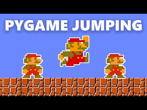 Easy Way to Make Jumping in PyGame! (7 Mins)