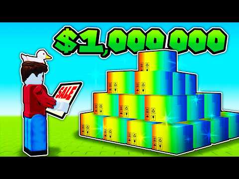 I sold the weirdest junk for Millions of dollars in Roblox Yard Sale
