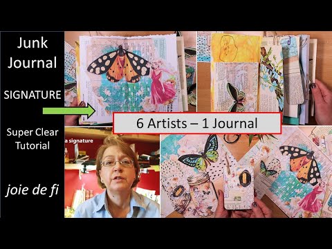 Make A JUNK JOURNAL SIGNATURE ⭐ Step By Step TUTORIAL