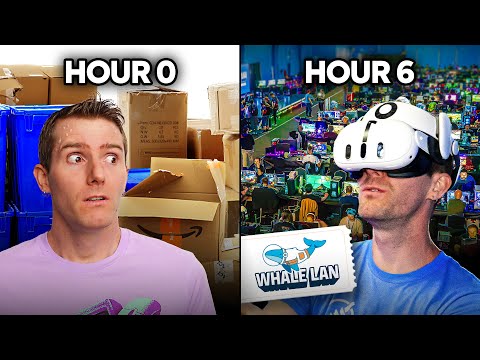 Setting Up Our First Huge Gaming Event was CHAOS