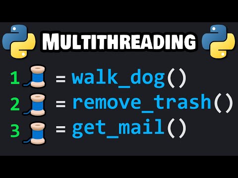 Multithreading in Python is easy! 🧵