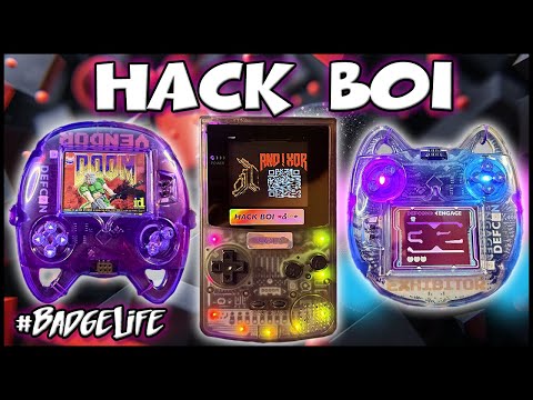 This Badge Is Actually a Game Boy!