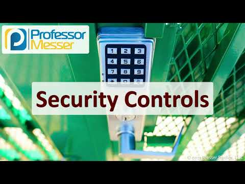 Security Controls - CompTIA Security+ SY0-701 - 1.1