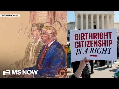 Trump SHOWS UP to Supreme Court as birthright citizenship case gets picked apart