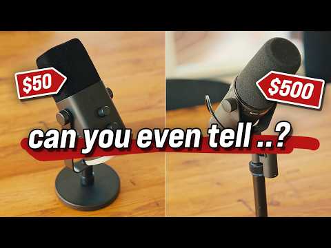 $50 vs $500 microphone