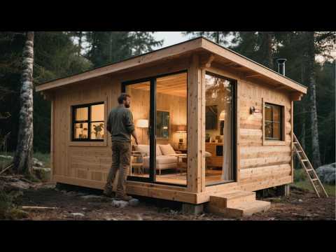 Man Builds Amazing TINY HOUSE in Just 9 Months | Start to Finish by ‪@My Off-Grid Story