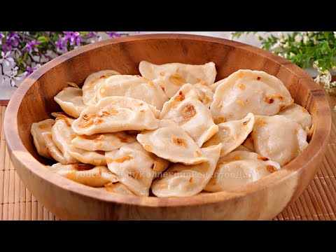 🥟 Dough for Vareniki, Pelmeni, and Manti! I'm making delicious Vareniki with potatoes and fried o...