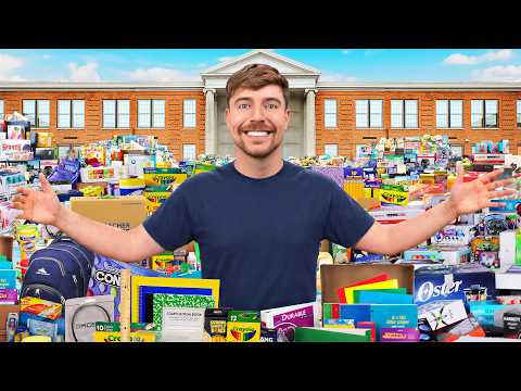 Giving School Supplies To The Poorest Schools In America