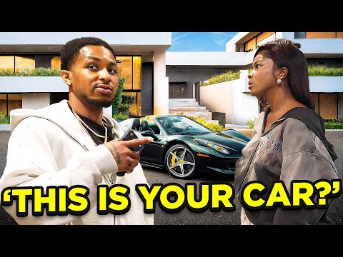 Gold Digger Prank With My Ferrari! (it worked)
