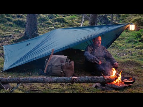 5 DAYS SOLO CAMPING IN RAIN