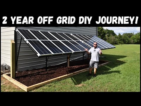 2 Year Solar Off Grid SOLO Build!