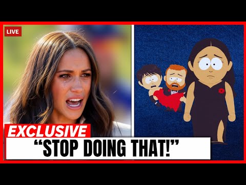 Meghan IN TEARS As South Park ROASTS Her Crashing At Kris Jenner's 70th Birthday - SAVAGE Satire!