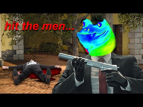 HITTING many MEN in Hitman