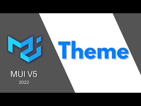 MUI V5: Themes (custom colors + fonts, dark mode, spacings, CSSbaseline)
