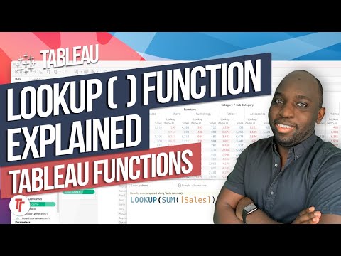 What is the Lookup function in Tableau? Tableau Functions