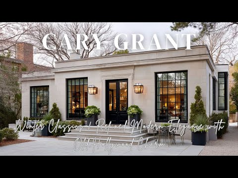 Cary Grant Winter Classics  Refined Modern Elegance with Old Hollywood Charm