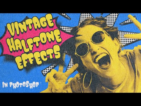 Vintage Popart Techniques in Photoshop! 💃