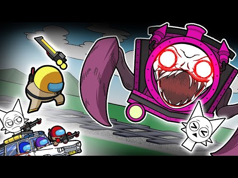 CHOO CHOO CHARLES vs SPRUNKI &amp; GHOSTBUSTERS EP.2 I Amons Us Animation