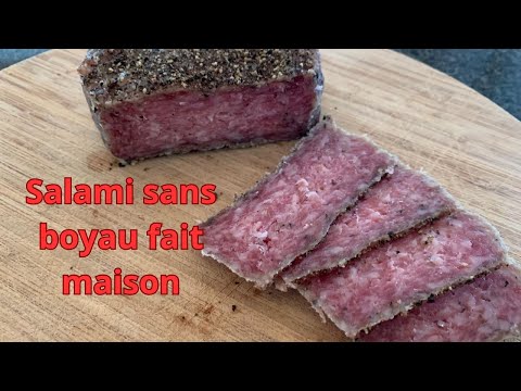 Faire son salami sans boyaux