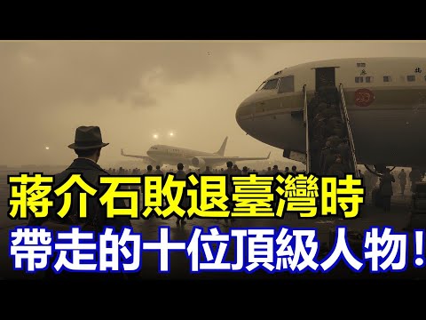 蔣介石敗退臺灣，帶走的10位“國寶級”人物！比黃金還要珍貴！你知道是誰嗎？他們一個比一個重要，最後一個臨終遺言讓人淚崩……真相遠比教科書震撼！ #蔣介石 #胡適 #梅貽琦 #中華文化