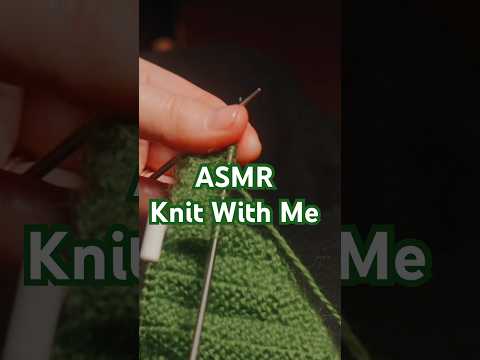 🧶 Knitting ASMR | Soft Needle Clicks & Yarn Sounds #shorts #asmr #knitting #knittinginspiration