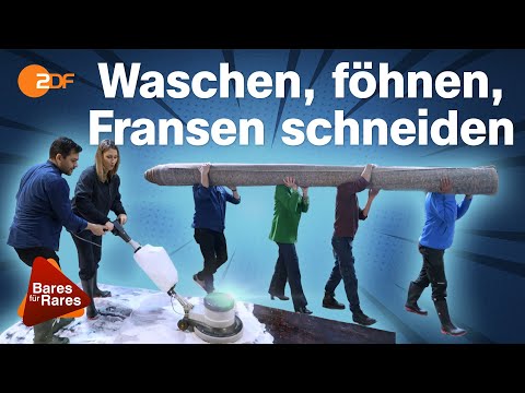 Immenser Aufwand für Perserteppich: Sarahs riesiger Läufer wird gereinigt! | Bares für Rares