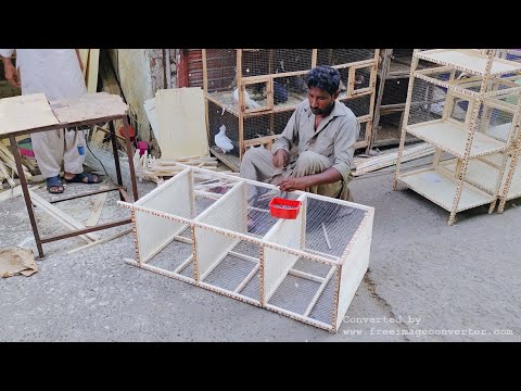 How to Make Parrots Breeding Cage / 3 Partition / Beautiful Parrots Cage